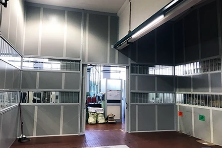 Impianto di insonorizzazione - Cabine afone