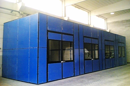 Impianto di insonorizzazione - Cabine afone