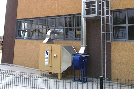 Impianto di aspirazione azienda metalmeccanica