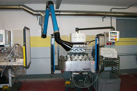 Impianto di aspirazione azienda metalmeccanica