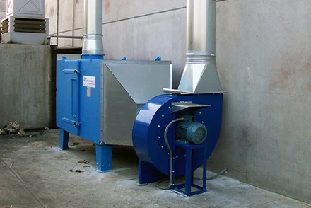 Impianto di aspirazione azienda metalmeccanica