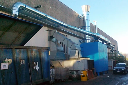 Impianto di aspirazione azienda metalmeccanica