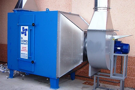 Impianto di aspirazione azienda metalmeccanica