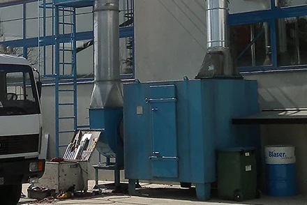 Impianto di aspirazione azienda metalmeccanica