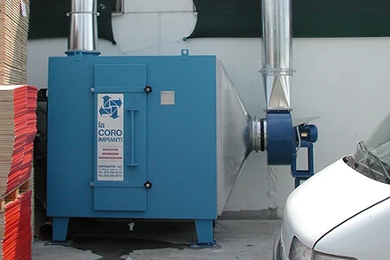 Impianto di aspirazione azienda metalmeccanica
