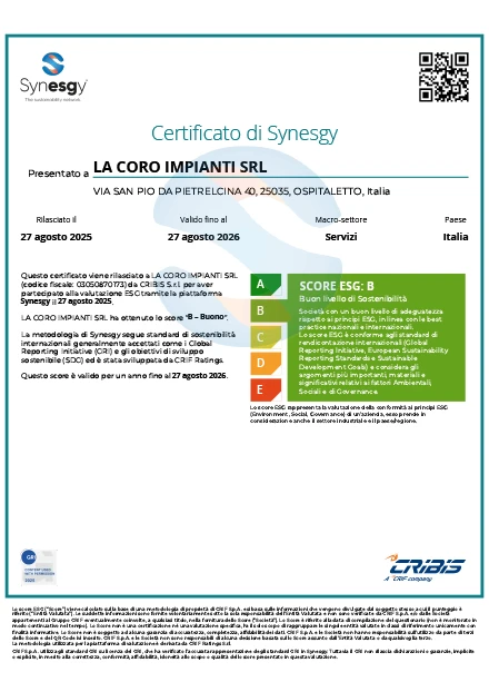 Certificazione ESG