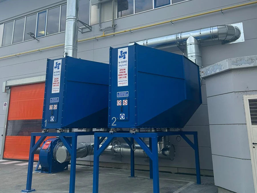 Filtri a carboni attivi industriali