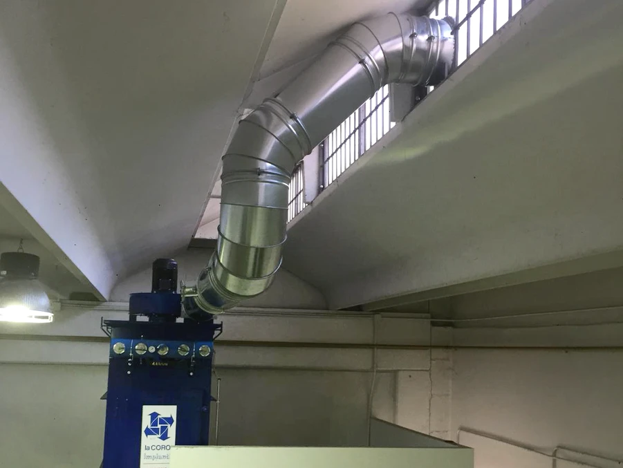 Sistemi di aspirazione azienda galvanica