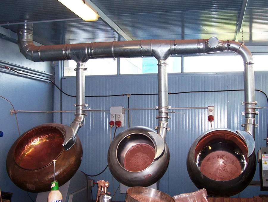 Sistemi di aspirazione industria chimica